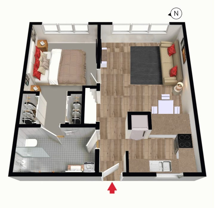 Floor Plans Of South Yarra Stays 1 Bedroom Apartments